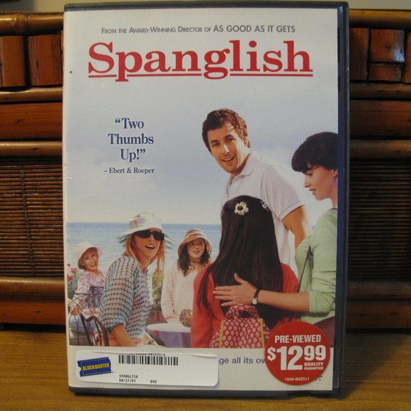 Spanglish DVD and Case - Widescreen Edition